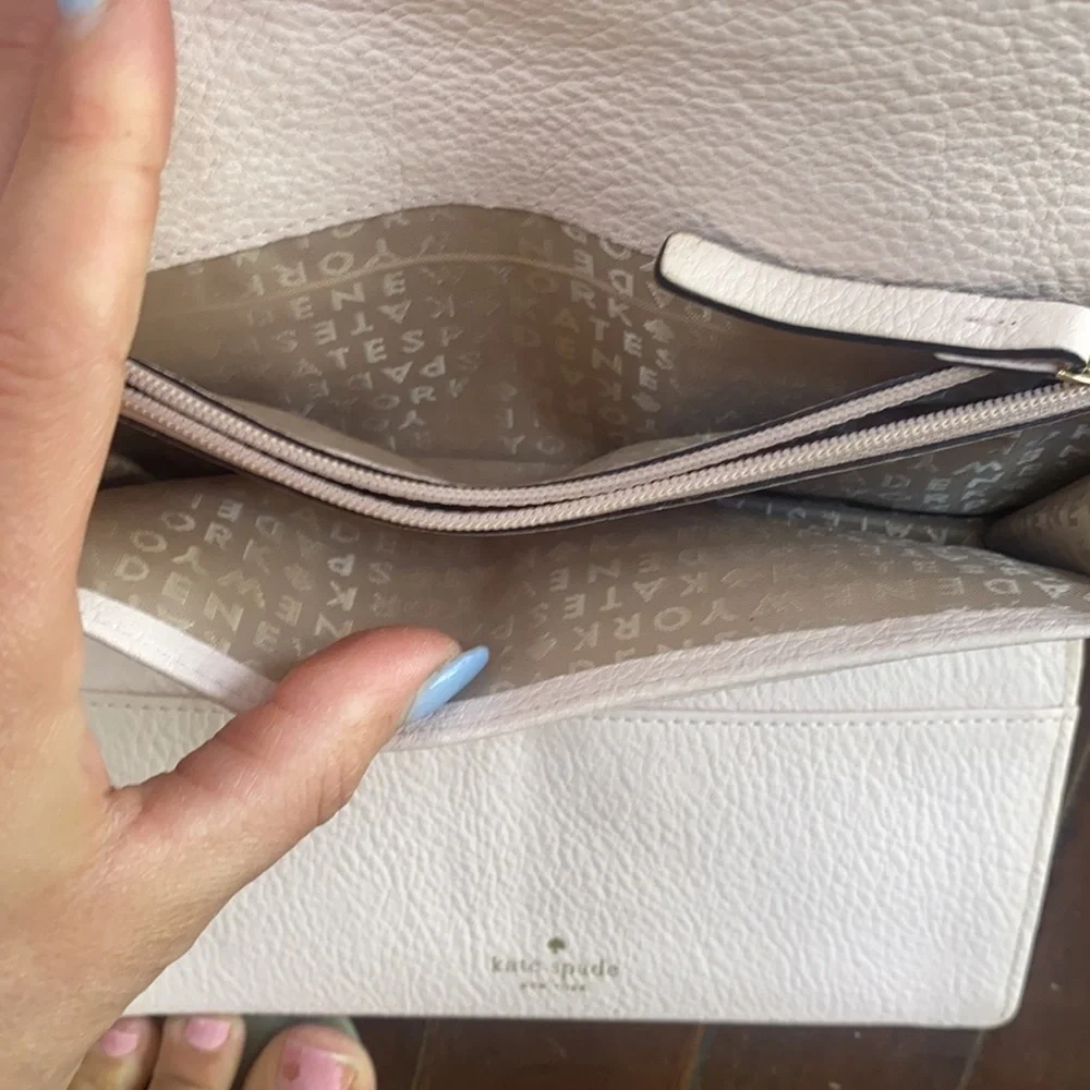 Baby pink Kate spade wallet